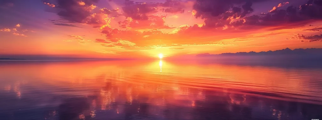 Successful Interior Remodeling Starts with Busy Builders 4 a breathtaking sunset casts a warm golden light over a serene lake, where the sky reflects vibrant hues of orange and purple, creating a tranquil and picturesque landscape.