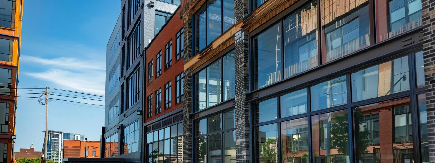 a modern residential construction site in des moines showcases sleek architectural designs and innovative building materials against a bustling urban backdrop, emphasizing the latest trends in home construction.