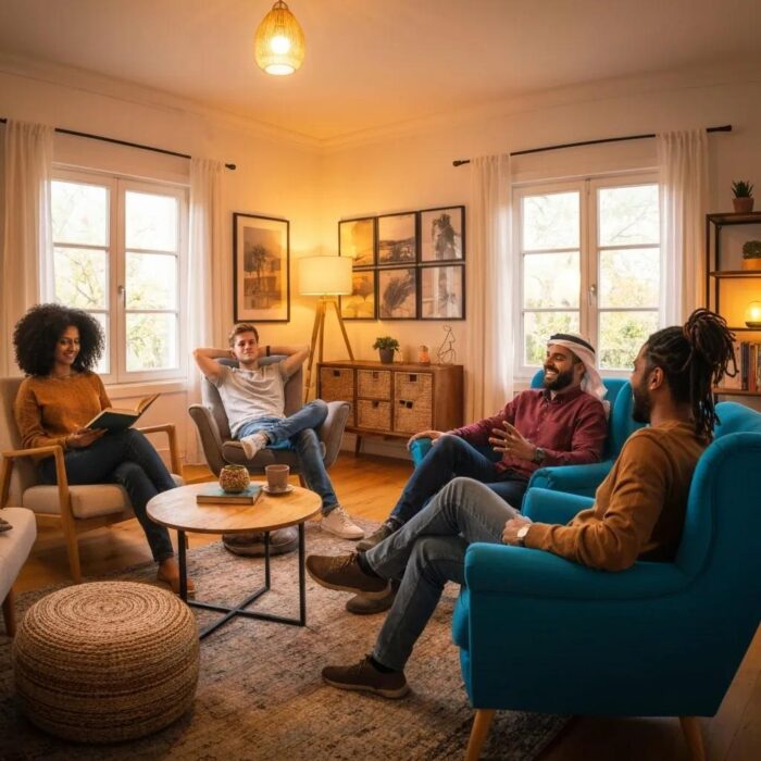 Cozy finished basement showcasing creative budgeting tips for renovation