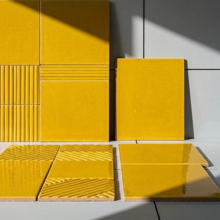 Diverse building materials including lumber, concrete, and insulation at a construction site in Iowa