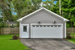 Home addition framed onto the back of an existing Central Iowa house