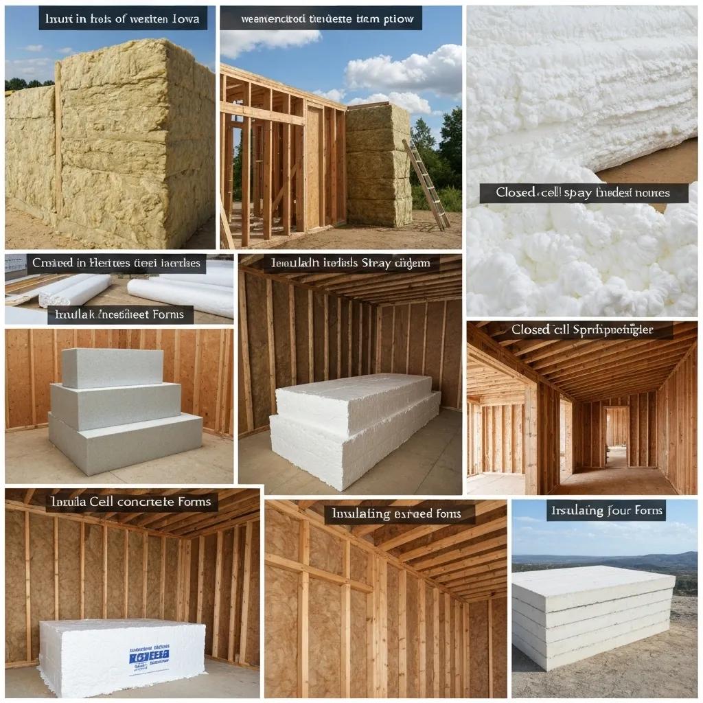 Different types of insulation materials for energy efficiency in Iowa homes