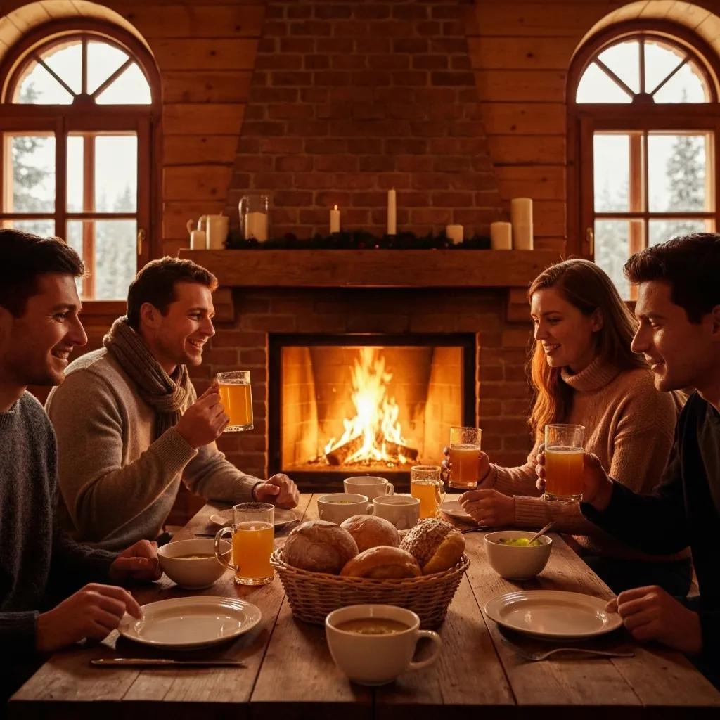Essential Home Maintenance Checklist for Iowa Winters 1 Iowa home prepared for winter with snow, showcasing warmth and comfort