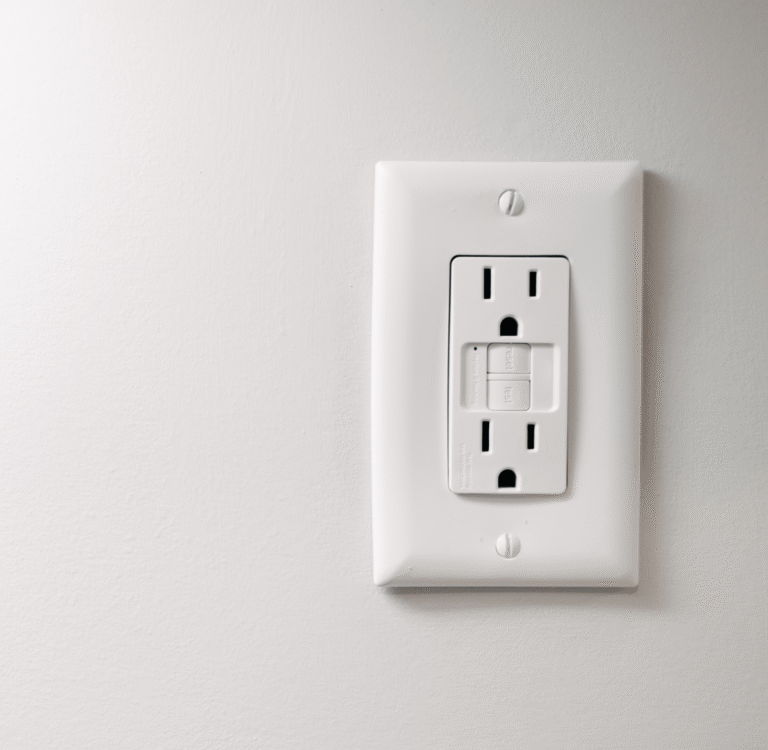 gfci outlet with test and reset buttons