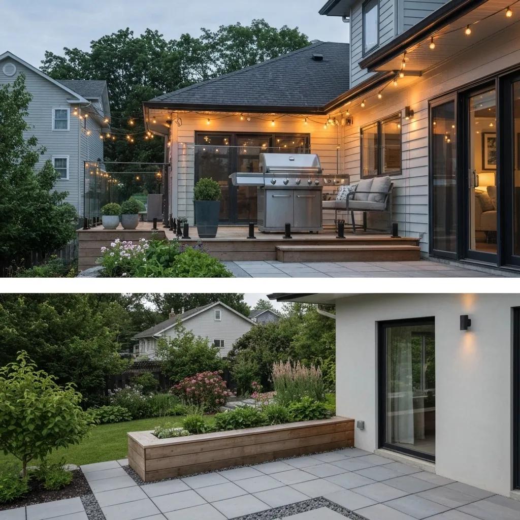 Transform Your Outdoor Living Space Today 2 Modern deck and patio showcasing increased home value