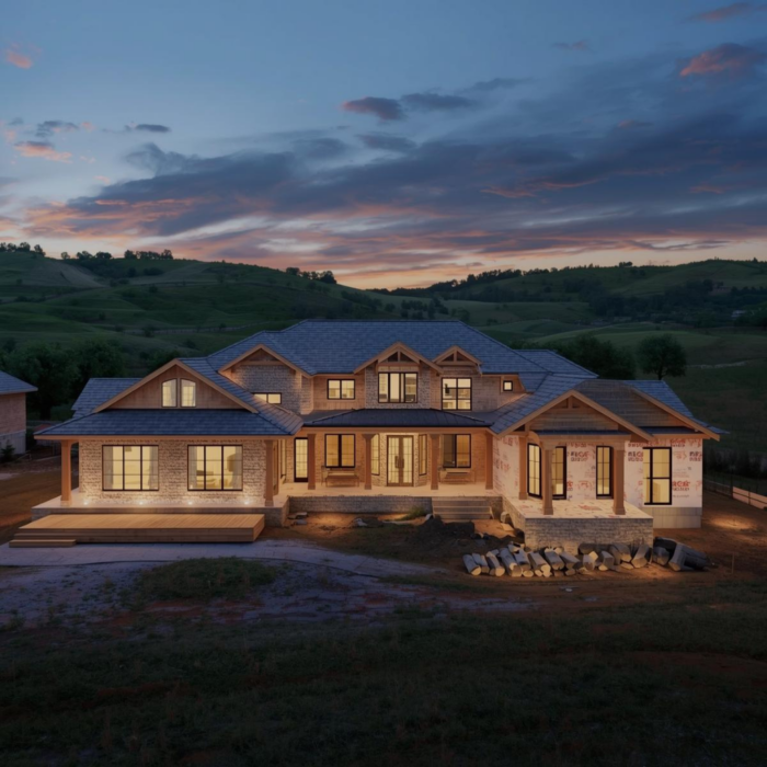 Cost of Building a custom home in 2026-Custom home build in progress image