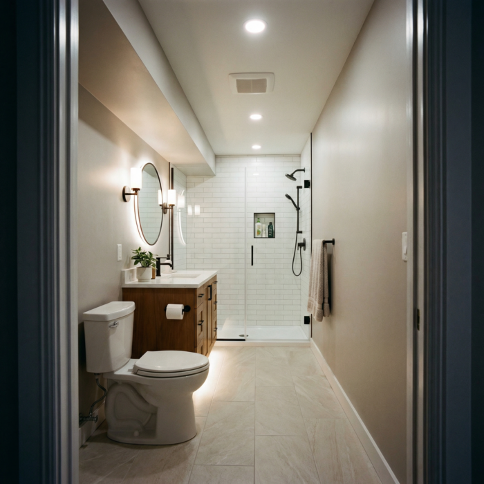 What Does a Basement Bathroom Really Cost in Central Iowa? A 2026 Guide.