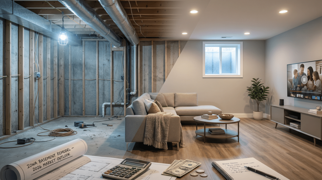Should You Finish Your Basement Now or Wait? 2026 Iowa Cost and Market Outlook