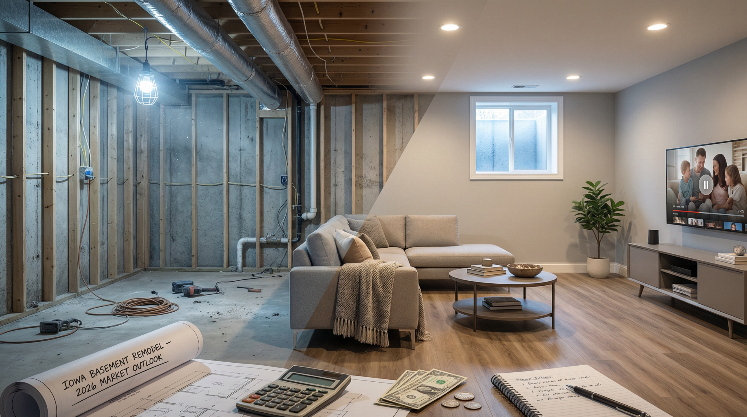 Should You Finish Your Basement Now or Wait? 2026 Iowa Cost and Market Outlook