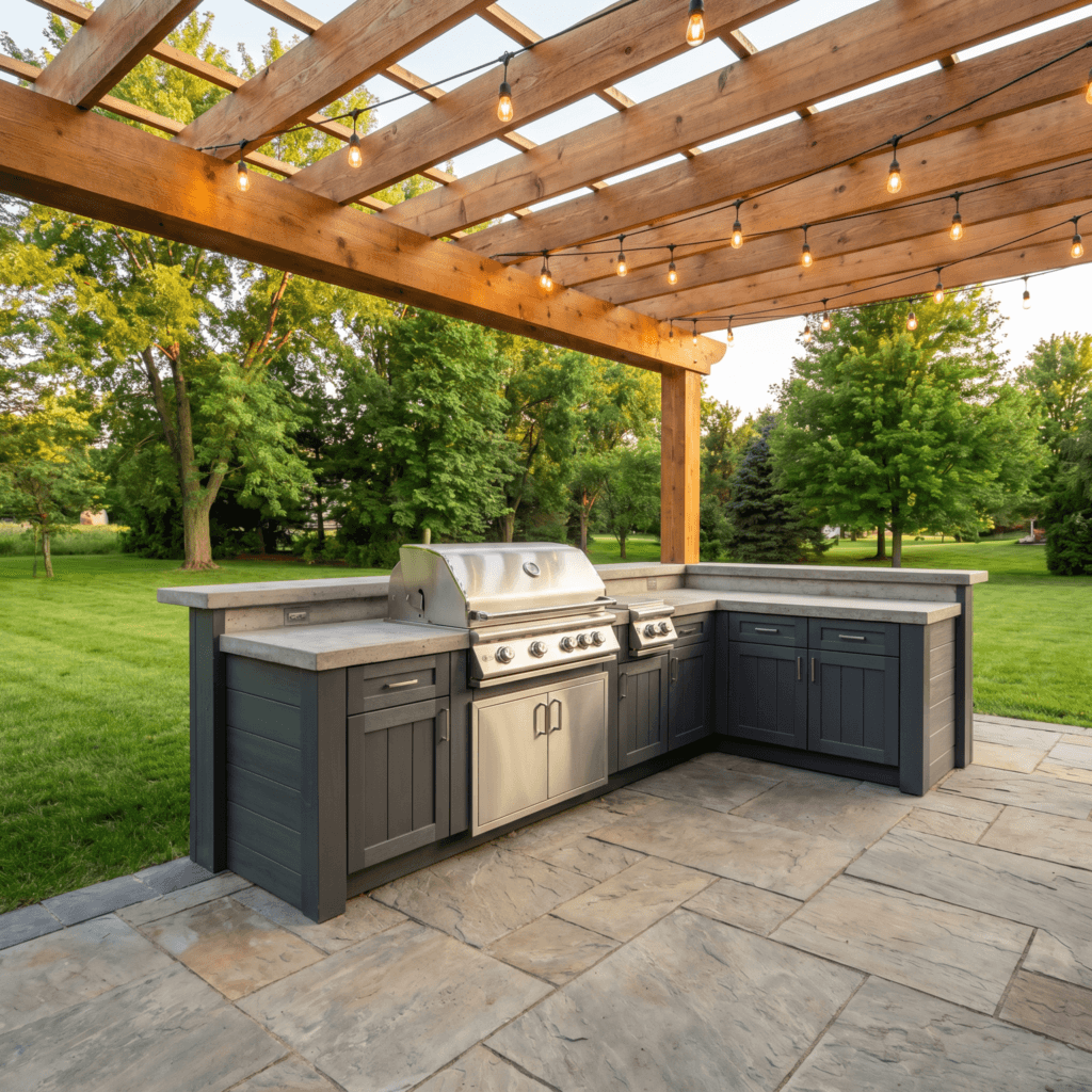 Adding an Outdoor Kitchen to a Des Moines Home