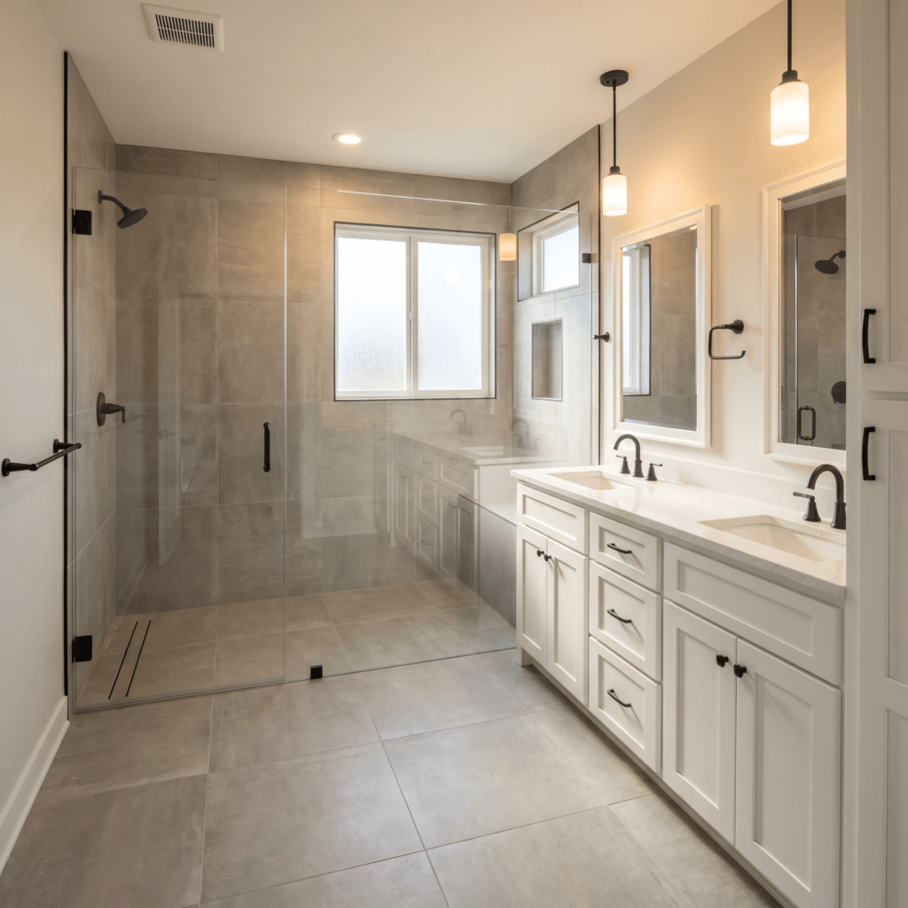 Primary Suite Bathroom Remodel in Des Moines: 2026 Cost, Scope, and ROI Guide