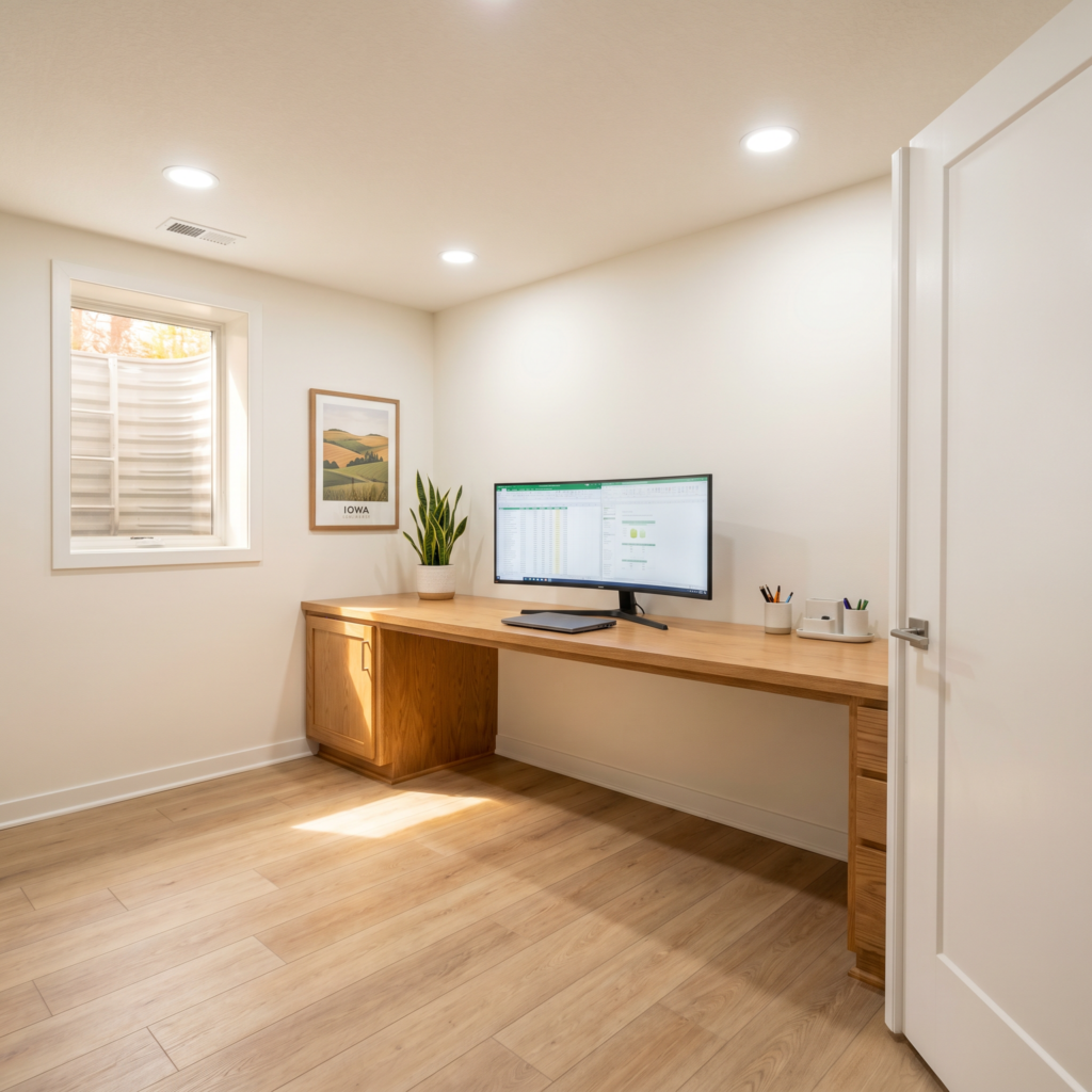 Basement home office conversion in des moines: a complete 2026 guide