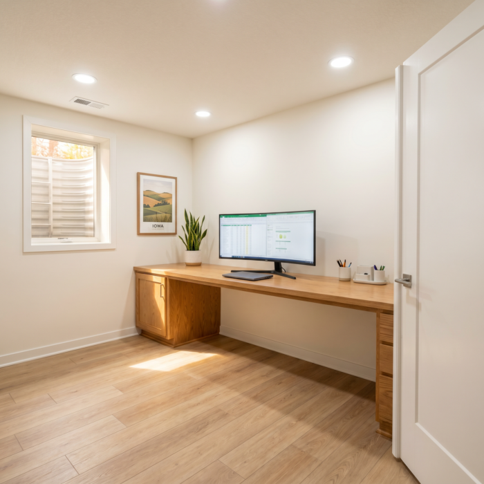 Basement home office conversion in des moines: a complete 2026 guide