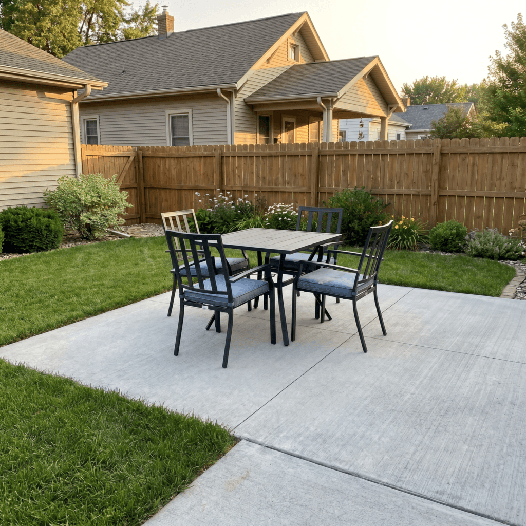 Best Patio Size for Small Yards in Iowa