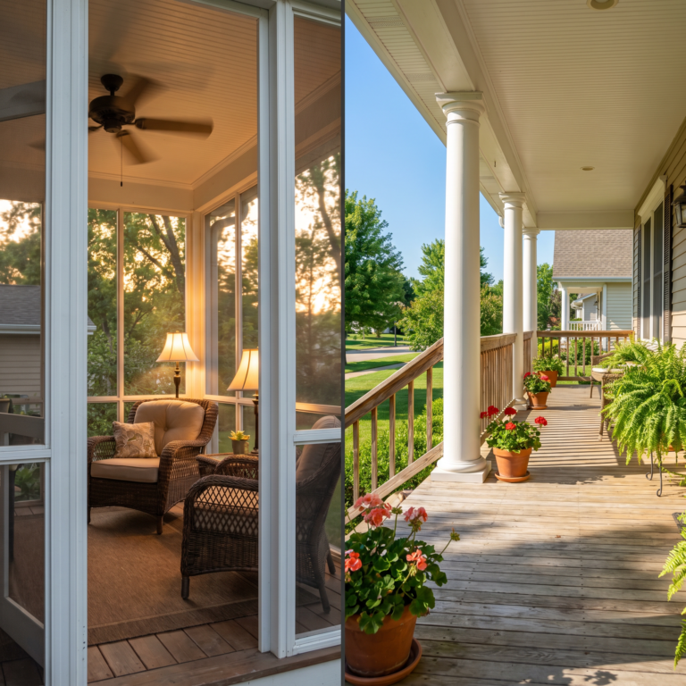 Covered porch vs. Open porch in iowa the honest 2026 comparison