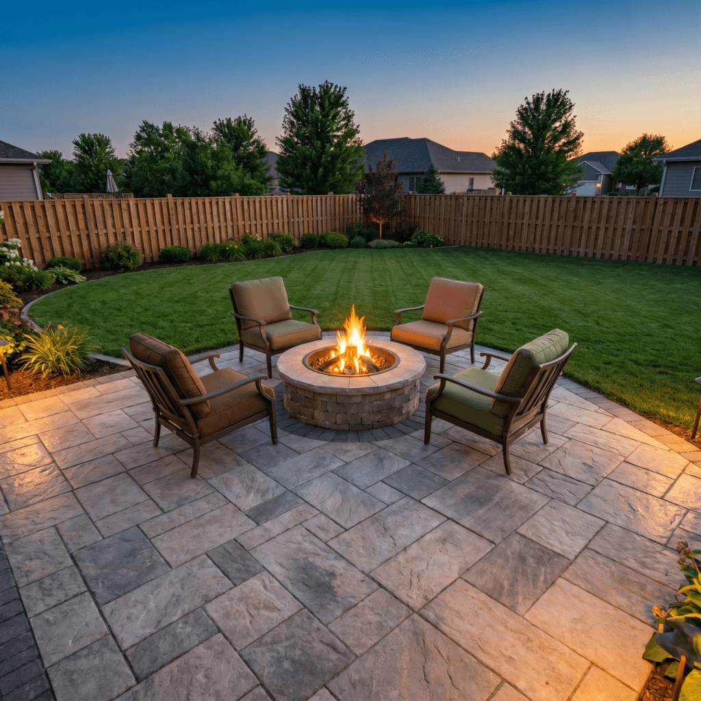 Patio + Fire Pit Combo: Iowa Code, Cost, and Design