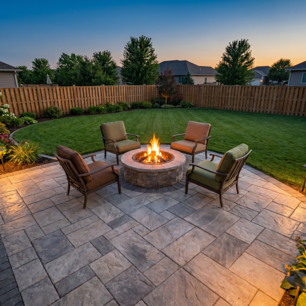 Patio + Fire Pit Combo: Iowa Code, Cost, And Design 1 Image 14
