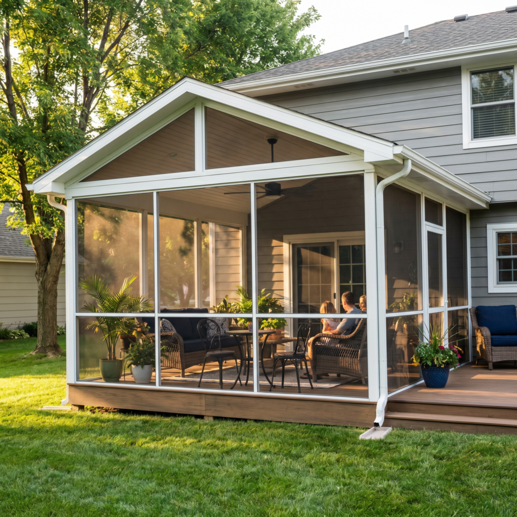 Screened Porch Costs in West Des Moines, Clive, and Johnston
